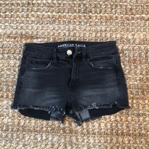 American Eagle Black Jean Shorts 🖤